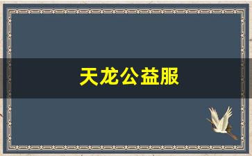 天龙公益服(天龙公益服吧) (4)